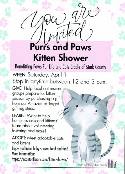 Image for event: Paws and Purrs Kitten Shower